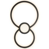 Потолочный светильник iLEDEX Galaxy черный X046124 24W 3000K BK