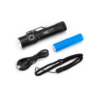Фонарь ЯРКИЙ ЛУЧ L-1800 ENOT 20W 6000K max1800лм IPX7, аккумулятор 18650 2200mAh 4606400106449