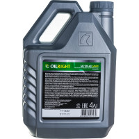 Моторное масло OILRIGHT 10W40, API SG/CD, полусинтетика, 4 л 2363