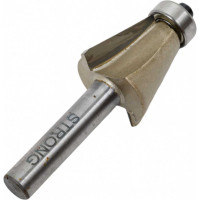 Фреза по дереву кромочная конусная 15 градусов (24х22 мм; хвостовик 8 мм) Strong СТФ-10240024