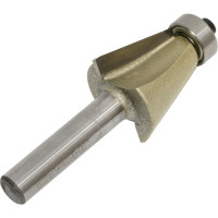 Фреза по дереву кромочная конусная 15 градусов (24х22 мм; хвостовик 8 мм) Strong СТФ-10240024