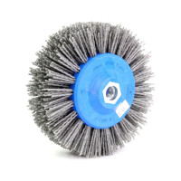 Щетка дисковая нейлон 1-052 140 мм; P46 по дереву для браширования на УПМ/УШМ OSBORN  401.913-5421