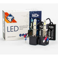 Комплект светодиодных ламп Nova Bright H3, 4500 K, LED, SAMSUNG CERAMIC BASE, DC 12 В, 4400 Лм, 22 Вт 47168