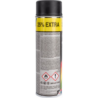 Быстросохнущая акриловая краска для литых и декоративных дисков MOTIP, черный матовый 500мл 05-000004