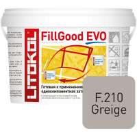 Полиуретановый состав для затирки швов LITOKOL FillGood EVO F.210 GREIGEO 496330002