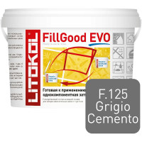 Полиуретановый состав для затирки швов LITOKOL FillGood EVO F.125 GRIGIO CEMENTO 496300002