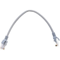 Патч-корд ExeGate UTP-RJ45-RJ45-5e-0,3M-LSZH-GY, UTP, cat.5e, 0.3м, серый 286375