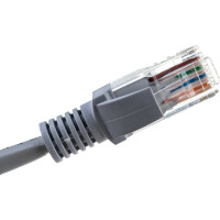 Патч-корд ExeGate UTP-RJ45-RJ45-5e-0,3M-LSZH-GY, UTP, cat.5e, 0.3м, серый 286375