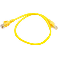 Патч-корд ExeGate UTP-RJ45-RJ45-5e-0,5M-YL, UTP, cat.5e, 0.5м, желтый 172880