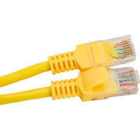Патч-корд ExeGate UTP-RJ45-RJ45-5e-0,5M-YL, UTP, cat.5e, 0.5м, желтый 172880
