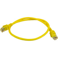 Патч-корд ExeGate UTP-RJ45-RJ45-5e-0,5M-YL, UTP, cat.5e, 0.5м, желтый 172880