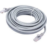 Патч-корд ExeGate UTP-RJ45-RJ45-5e-10M-GY, UTP, cat.5e, 10м, серый 169510
