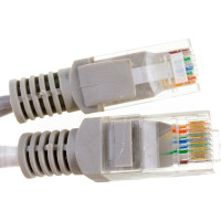 Патч-корд ExeGate UTP-RJ45-RJ45-5e-0,5M-GY, UTP, cat.5e, 0.5м, серый 169509