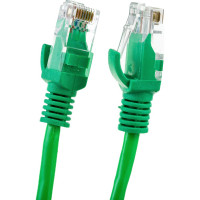 Патч-корд ExeGate UTP-RJ45-RJ45-5e-1M-GN, UTP, cat.5e, 1м, зеленый 258672