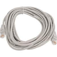 Патч-корд ExeGate UTP-RJ45-RJ45-5e-CU-5M-GY, UTP, cat.5e, 5м, медь, серый 282014