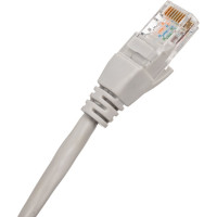 Патч-корд ExeGate UTP-RJ45-RJ45-5e-CU-5M-GY, UTP, cat.5e, 5м, медь, серый 282014