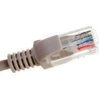 Патч-корд ExeGate UTP-RJ45-RJ45-5e-CU-2M-GY, UTP, cat.5e, 2м, медь, серый 282012