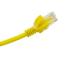 Патч-корд ExeGate UTP-RJ45-RJ45-5e-0,3M-LSZH-YL, UTP, cat.5e, 0.3м, желтый 286374