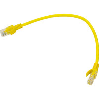 Патч-корд ExeGate UTP-RJ45-RJ45-5e-0,3M-LSZH-YL, UTP, cat.5e, 0.3м, желтый 286374