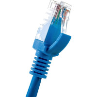 Патч-корд ExeGate UTP-RJ45-RJ45-5e-0,5M-LSZH-BL, UTP, cat.5e, 0.5м, синий 286380