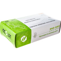 Диагностические смотровые перчатки из латекса EcoLat 2020/M