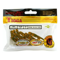 Съедобные искусственные виброхвосты LUCKY JOHN LJ Pro Series TIOGA 2.4in, цвет PA19, 9шт. 140119-PA19