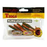 Съедобные искусственные виброхвосты LUCKY JOHN LJ Pro Series TIOGA 2.9in, цвет T56, 7шт. 140103-T56