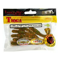 Съедобные искусственные виброхвосты LUCKY JOHN LJ Pro Series TIOGA 3.4in, цвет PA19, 6шт. 140127-PA19