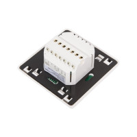 Электронный терморегулятор Heatline с сенсорным ж/к дисплеем, программируемый Q-402