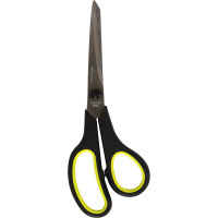 Металлические офисные ножницы INFORMAT желтый/черный резиновые вставки эргономичные 210 мм SO2104