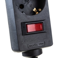 Сетевой фильтр ExeGate SP-3-5B 3 евро с заземлением, 5м, выключатель с подсветкой, черный 221182