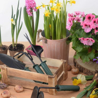 Тяпка МУЛЬТИДОМ зеленая ручка J83-5