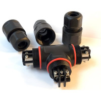 Водостойкий 6-полюсный разъем TTAF Elektronik 250V 20A IP68 WPT-0603M25