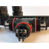 Водостойкий 6-полюсный разъем TTAF Elektronik 250V 20A IP68 WPT-0603M25