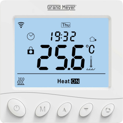 Терморегулятор Wi-Fi белый Grand Meyer W350