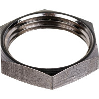 Контргайка сантехническая MPF 1" латунная никелированная внутренняя резьба ИС.072291