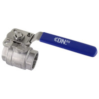 Кран шаровой DN.ru КШМП.316.230-ISO Ду20 Ру63 с рукояткой D160-05352