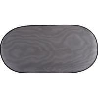 Солнцезащитная шторка на присосках Nova Bright для заднего стекла, черная, 100х50 см 12656