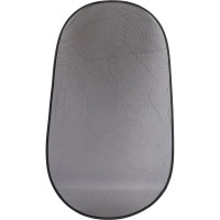 Солнцезащитная шторка на присосках Nova Bright для заднего стекла, черная, 100х50 см 12656