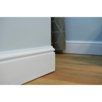 Плинтус напольный WALLSTYL (2000х120х15 мм; белый) NMC FL2