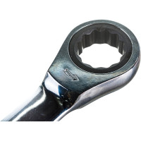 Комбинированный ключ HORTZ трещоточный 21х21 хромированный HOR 330774