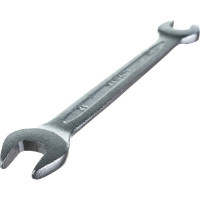 Гаечный двусторонний ключ HORTZ 10х12  хромированный 102219