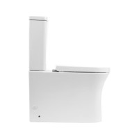 Чаша унитаза BelBagno ANCONA полное примыкание к стене, P-trap BB1224CPR-P