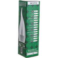 Светодиодная лампа SAFFIT SBC3713 13W 4000K 230V E14 C37T свеча на ветру 55165