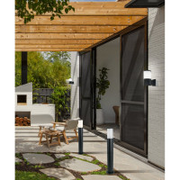 Садово-парковый светильник FERON серии Сиэтл, DH0904 230V без лампы E27, 175х108х220 черный 11656