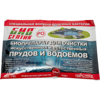 Биопрепарат для очистки искусственных и естественных водоёмов Биосептик 70 гр PO