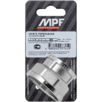 Муфта переходная MPF 1.1/4" х 1" латунная никелированная внутренняя резьба ИС.072155