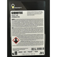 Гидравлическое масло Gidrotec HVLP 46 минер. кан. 20 л РОСНЕФТЬ 40695360