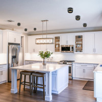 Светильник для натяжных потолков FERON HL356 12W, 230V, GX53, черный, 41510