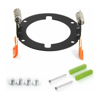 Светильник для натяжных потолков FERON HL355 12W, 230V, GX53, черный 41508